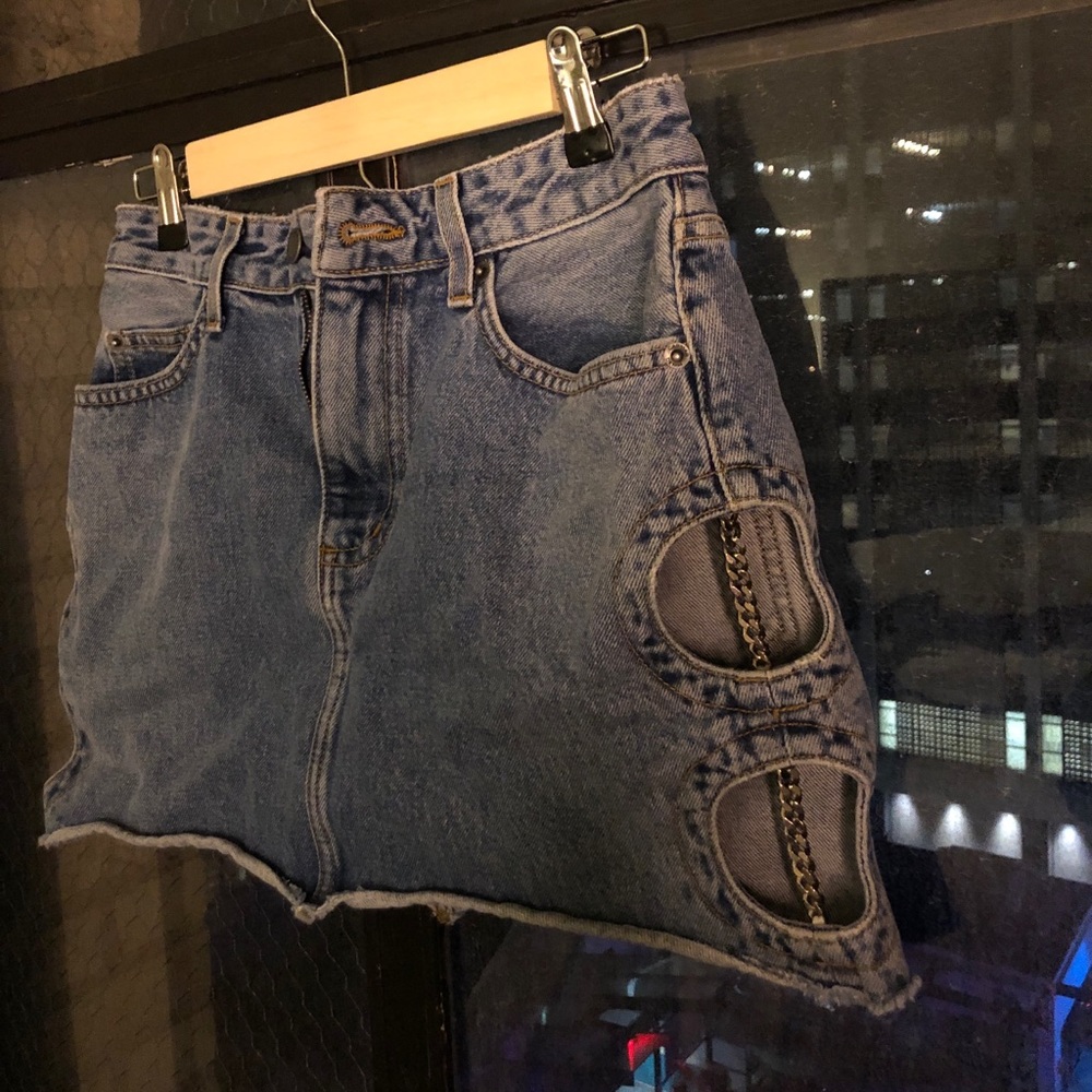 Carmar denim skirt